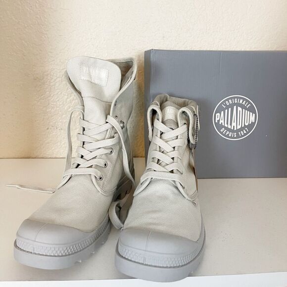 Palladium Men’s ‘Baggy’ sneaker Boots - Vapor/Metal - M8/W9.5 - Picture 5 of 16